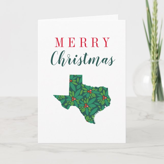 Merry Christmas from Texas Card (Front)