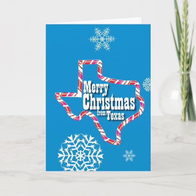 Merry Christmas from Texas Holiday Card (Front)