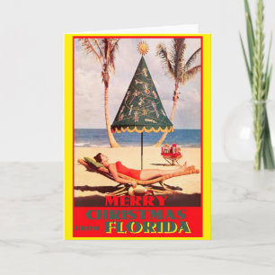 Merry Christmas from the Beach  Card