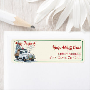 Merry Christmas from the Cabin ReturnAddress Label Return Address Label