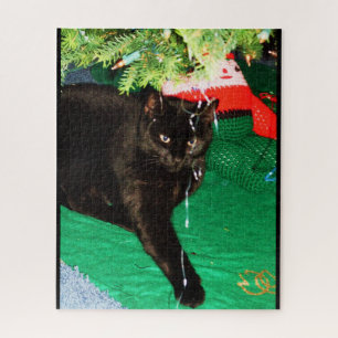 MERRY CHRISTMAS FROM THE CAT JIGSAW PUZZLE