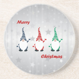 Merry Christmas from the Christmas Gnomes Coaster