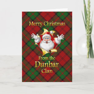 Merry Christmas From the Dunbar Clan Holiday Card