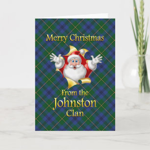 Merry Christmas From the Johnston Clan Holiday Card