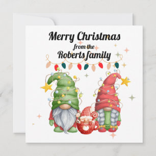 Merry Christmas from the "name" family xmas card