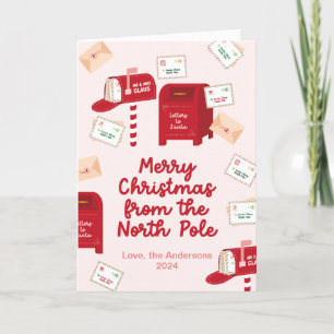 Merry Christmas from the North Pole Holiday Card