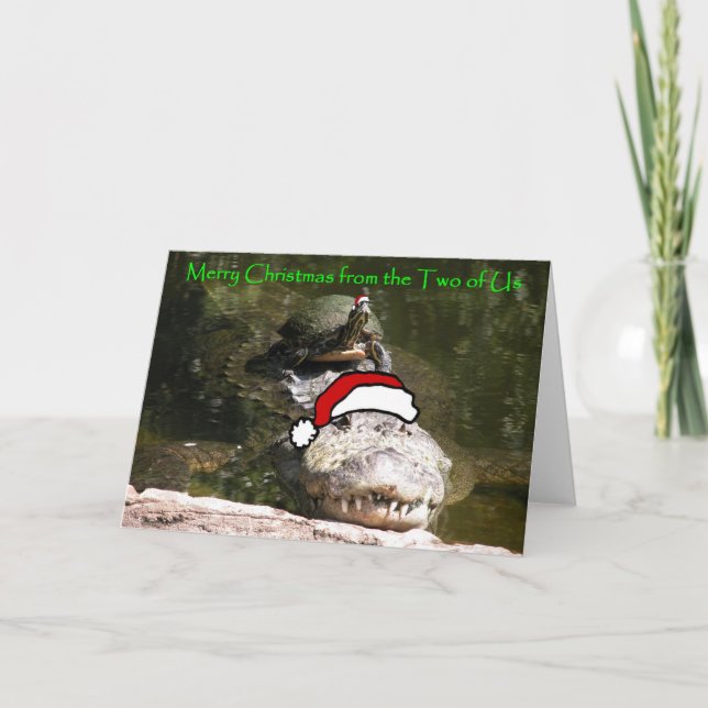 Merry Christmas from the Two of Us Holiday Card (Front)