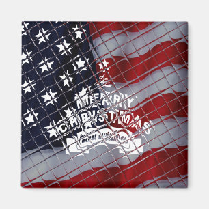Merry Christmas From the United States of America Magnet