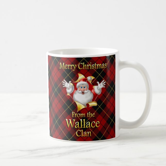 Merry Christmas From the Wallace Clan Cup (Right)