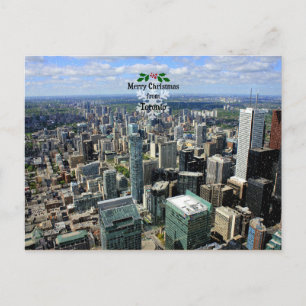 Merry Christmas from Toronto Holiday Postcard
