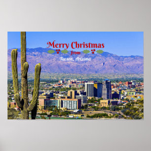 Merry Christmas from Tucson, Arizona, Poster