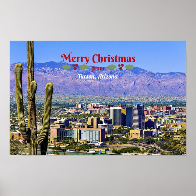 Merry Christmas from Tucson, Arizona, Poster (Front)