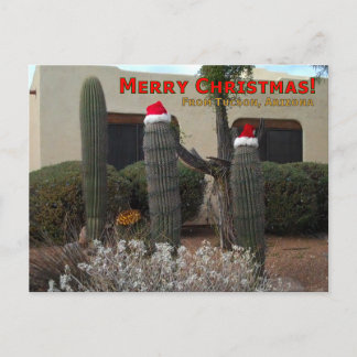 Merry Christmas from Tucson Holiday Postcard
