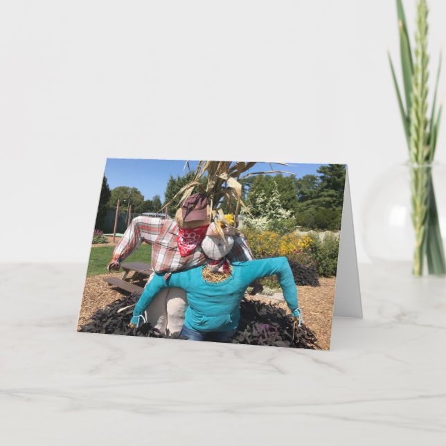 **MERRY CHRISTMAS** FROM US **SCARECROWS** CARD (Front)