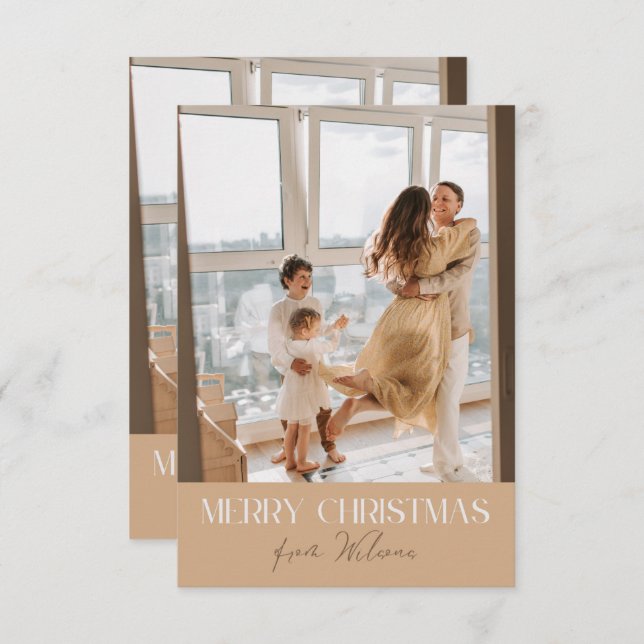 Merry Christmas from Wilson's family Card (Front/Back)