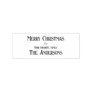 Merry Christmas from Your Favourite Family Stamp