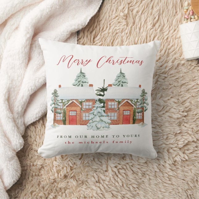 Merry Christmas From Your Neighbours Cushion (Blanket)