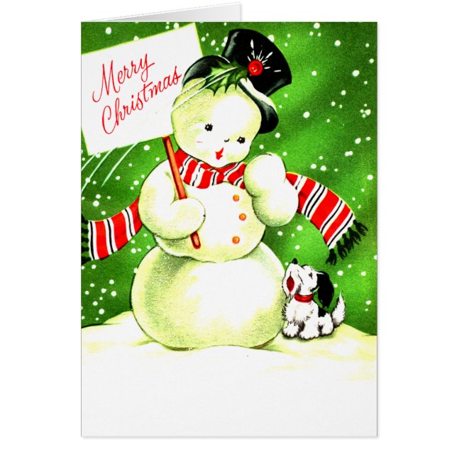 Merry Christmas Frosty and Pal (Front)