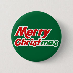 Merry Christmas Fun Flair Christian Buttons