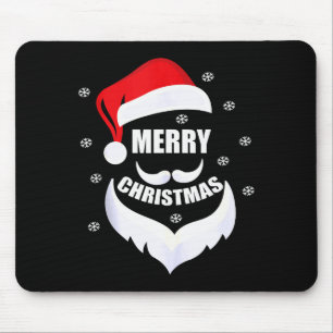 Merry Christmas -fun Santa Claus Father Xmas Boy G Mouse Pad