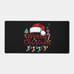 Merry Christmas Funny Christmas Matching Classic Desk Mat