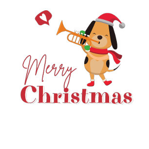 Merry Christmas funny dog T-Shirt