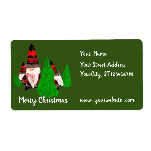 Merry Christmas, Funny Dwarfs Personalise (Front)