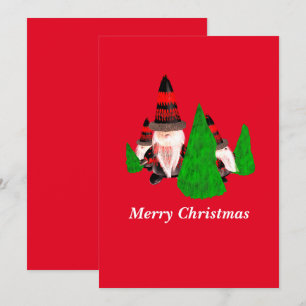 Merry Christmas, Funny Dwarfs Personalise Invitation