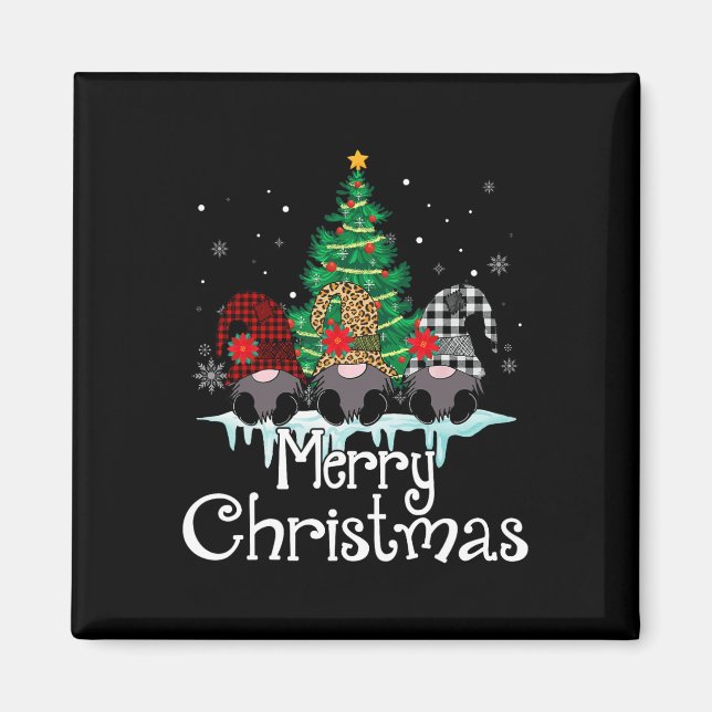 Merry Christmas Funny Family Matching Xmas New Yea Magnet (Front)