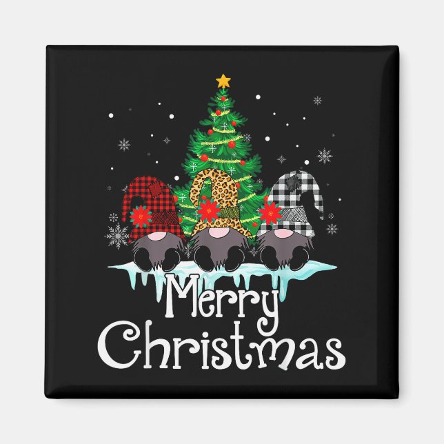 Merry Christmas Funny Family Matching Xmas New Yea Magnet (Front)
