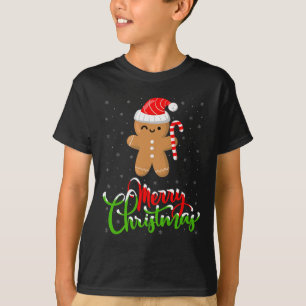 Merry Christmas Funny Gingerbread Cookie Baking Ch T-Shirt