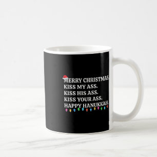 Merry Christmas Funny Kiss My Xmas Men And Women U Coffee Mug
