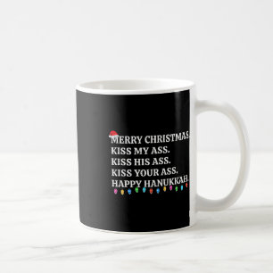 Merry Christmas Funny Kiss My Xmas Men And Women U Coffee Mug