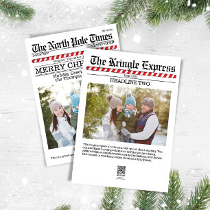 Merry Christmas Funny North Pole Photo Holiday Card