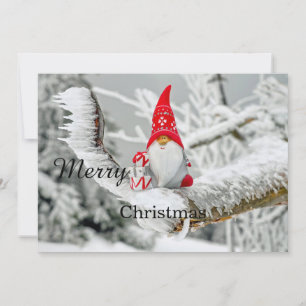 Merry Christmas Funny Quote  Black Text  Holiday Card