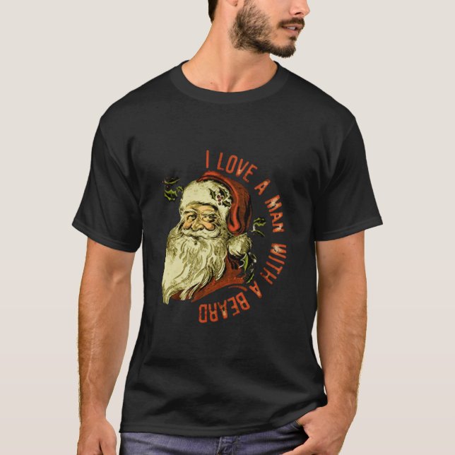 Merry Christmas: Funny Santa Claus T-Shirt (Front)