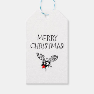 Merry Christmas, Funny, Weird, Gift Tag