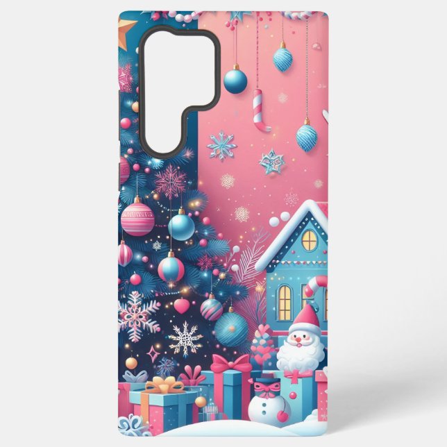Merry Christmas Galaxy S22 Ultra Case (Back)