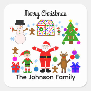 Merry Christmas Gathering #1 Stickers