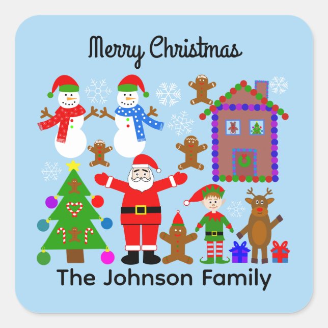 Merry Christmas Gathering #2 Stickers (Front)