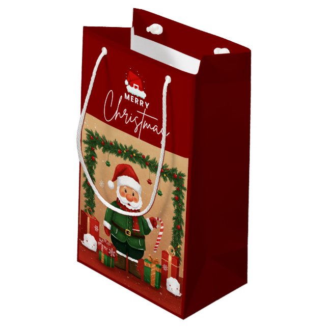 merry christmas gift bags (Back Angled)