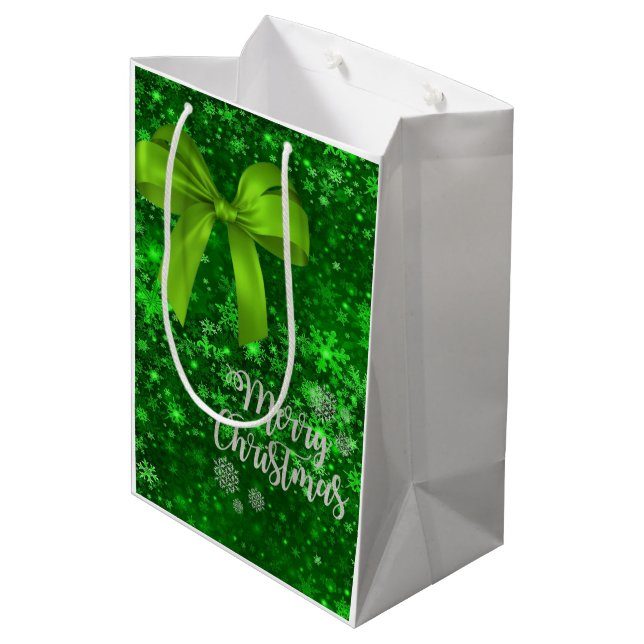 Merry Christmas Gift Bags (Back Angled)