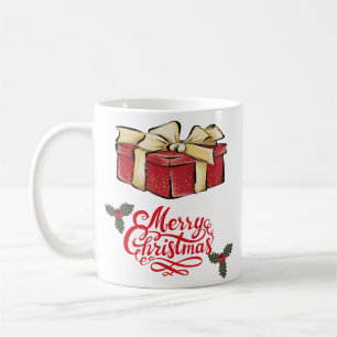 Merry christmas - gift box magic coffee mug