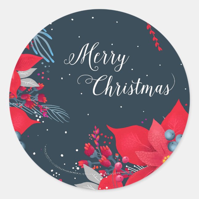 Merry Christmas Gift Stickers (Front)