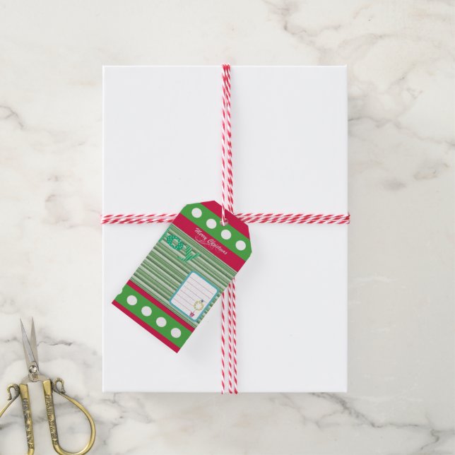 Merry Christmas Gift Tags  (With Twine)