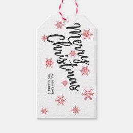 Merry Christmas gift tags