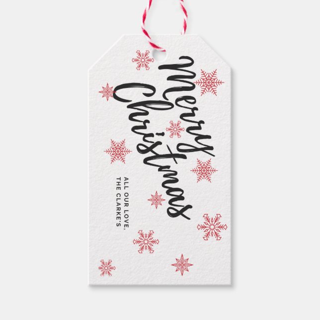 Merry Christmas gift tags (Front)