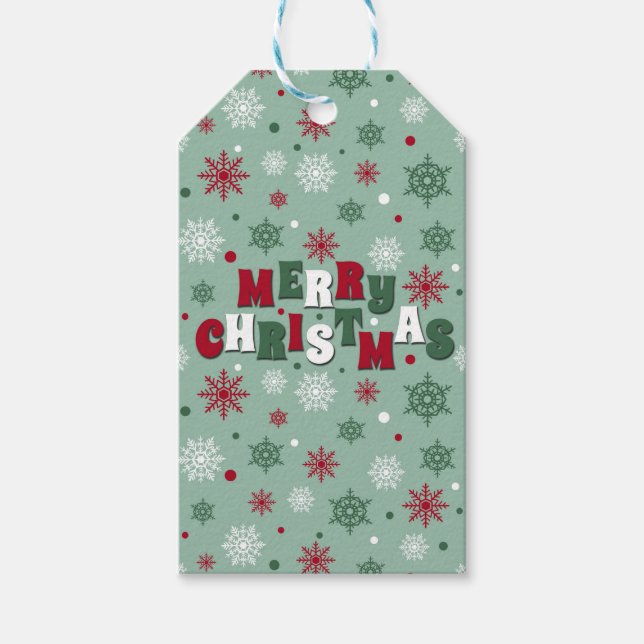 Merry Christmas Gift Tags (Front)