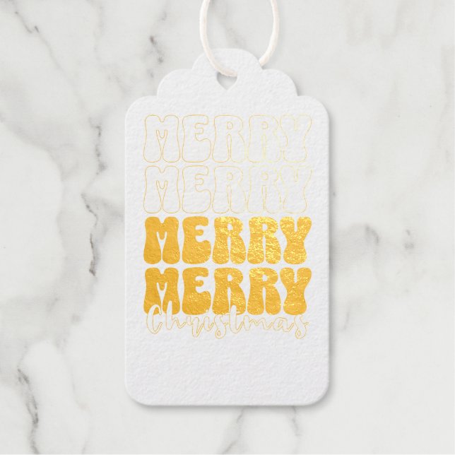 Merry Christmas Gift Tags (Front)