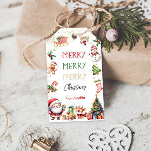 Merry Christmas Gift Tags